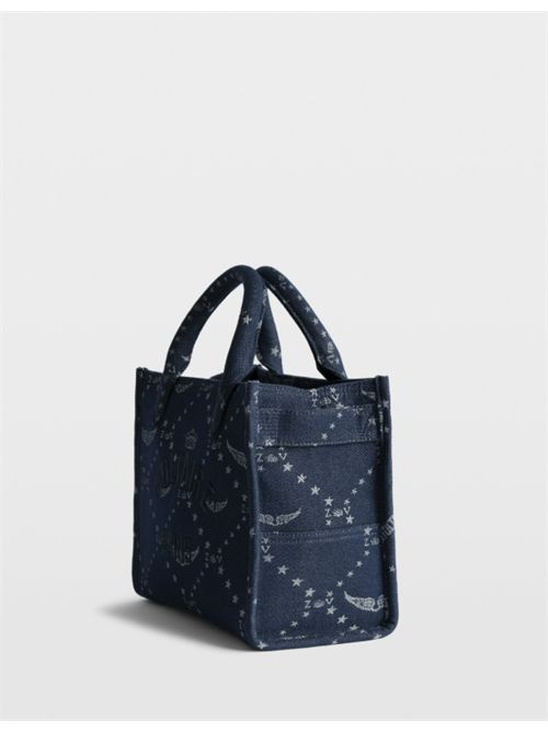 ANGEL TOTE XS DENIM MONOGRAM ZADIG&VOLTAIRE | LWBA04269415 SILENT